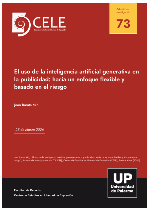 Joan Barata Publishes Study on AI, Advertising, and Regulation